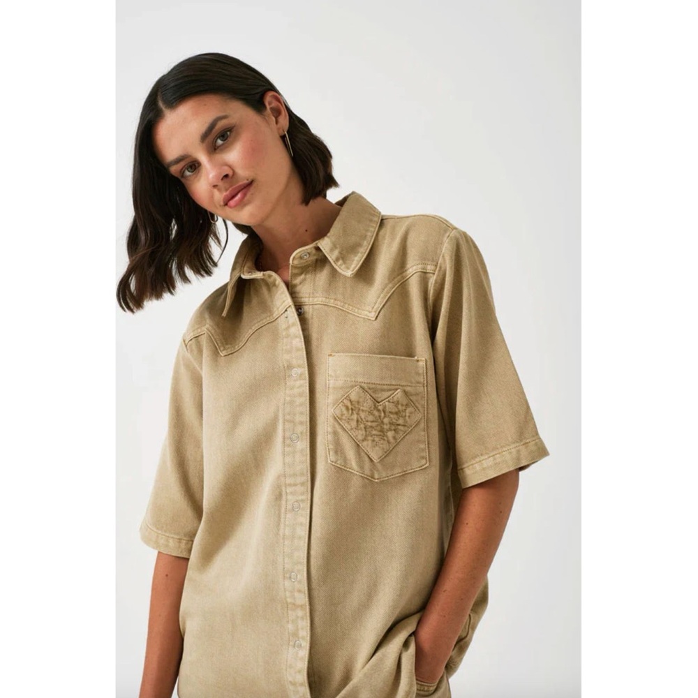 Seventy + Mochi Eva Shirt Desert Sand